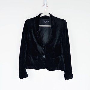 Theory Havel Princess Velvet Silk Blend Blazer 8